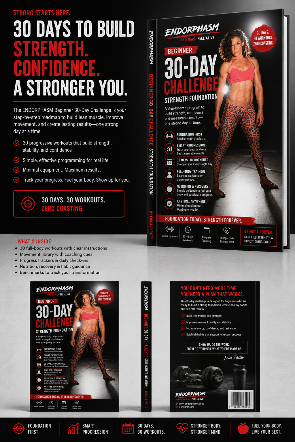 ENDORPHASM 30-Day Beginner Challenge | 30 DAYS TO BUILD STRENGTH. CONFIDENCE. A STRONGER YOU.